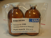 ERM-BB384 PORK MUSCLE (major nutrients) | Контрольный лабораторный образец свинины (основные питательные вещества), JRC- КомПродСервис