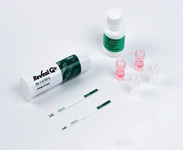 8285 NEOGEN Тест-полоски Reveal® Q+ T-2/HT-2. Качественный экспресс-тест для качественного и количественного определения T-2 и HT-2 токсина в зерне и зернопродуктах, предел обнаружения: 50 мкг/кг; время анализа 6 минут, 25 тестов- КомПродСервис