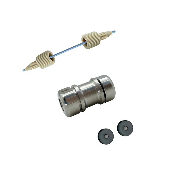 00808-01201-05  Набор In-Line Precolumn Fliter holder kit (0,5мкм): In-Line держатель предколоночного фильтра, 6000psi х 1 шт; аналитические сменные фритты, 0,5мкм х 2 шт; 1/16" Peek трубка, 7 см длина х  1 шт; PEEK фитинг, для 1/16" OD трубки х 2 шт, Wel- КомПродСервис