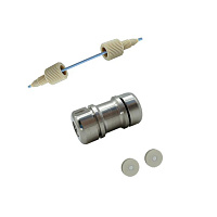 00808-01201 Набор In-Line Precolumn Fliter holder kit (2мкм): In-Line держатель предколоночного фильтра, 6000psi х 1 шт; аналитические сменные фритты, 2мкм х 2 шт; 1/16" Peek трубка, 7 см длина х  1 шт; PEEK фитинг, для 1/16" OD  трубки х 2 шт, Welch- КомПродСервис