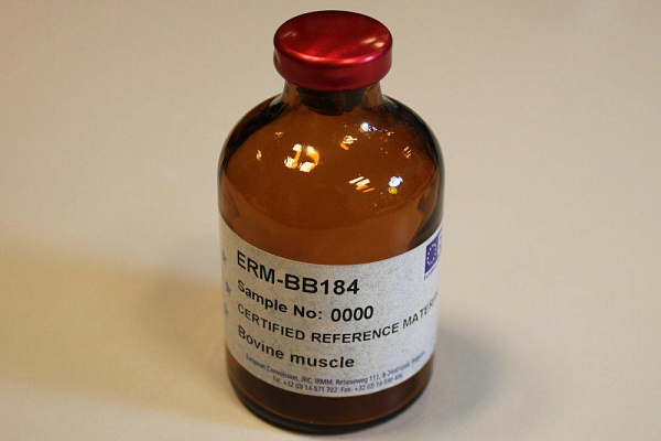 ERM-BB184 BOVINE MUSCLE (trace elements) | Контрольный лабораторный образец бычьего мяса (микроэлементы), JRC- КомПродСервис